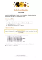 Aperçu - Jeux - Loto combinable Photos + Mots - Automne - Page 1