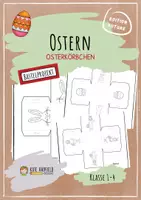 Vorschau - Mal- und Bastelvorlagen - Ostern - Osterkörbchen - Deckblatt