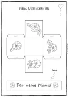 Vorschau - Mal- und Bastelvorlagen - 🩷 Muttertag - Geschenkkörbchen - Seite 2