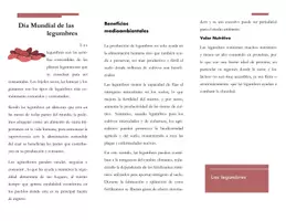 Vista previa - Tarjetas / Manipulativos - Tríptico / Folleto/ Legumbres - página 2