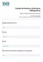 Vista previa - Tarjetas / Manipulativos - Tríptico / Folleto/ Victimas de la Esclavitud - página 1