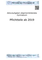 Vorschau - Test - Abitur allg. bildendes Gymnasium BW Pflichtteile ab 2019 Musteraufgaben - Deckblatt