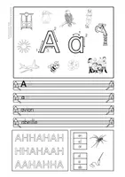 Aperçu - Feuilles d'exercices - La lettre - A - des exercices - Page 2
