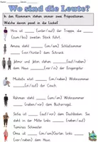 Aperçu - Feuilles d'exercices - "Wo sind die Leute?" Prépositions et datif / Thema "Wohnen" Allemand - Page 2