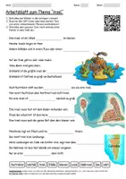 Vorschau - Arbeitsblätter - Arbeitsblatt "Insel" + Onlineübung & MP3 + Infografik - Deckblatt