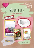 Vorschau - Präsentationen/Tafelbilder - 🩷 Muttertag - Buntes Tafelmaterial (differenziert) - Deckblatt