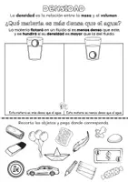 Vista previa - Hojas de trabajo - LA MATERIA y sus propiedades - página 1