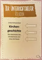 Vorschau - Arbeitsblätter - Unterrichtseinheit - Kirchengeschichte - Die Geschichte des Christentums - Deckblatt
