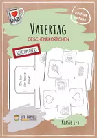 Vorschau - Mal- und Bastelvorlagen - Vatertag - Geschenkkörbchen - Deckblatt