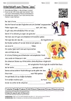 Vorschau - Arbeitsblätter - Lernposter + Arbeitsblatt "Jazz" + Onlineübung & MP3 + Mindmap + Infografiken - Seite 1