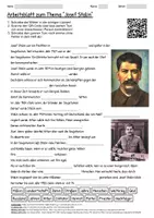 Vorschau - Arbeitsblätter - Arbeitsblatt "Josef Stalin" + Onlineübung & MP3 + Mindmap + Infografik - Deckblatt