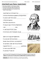 Vorschau - Arbeitsblätter - Lernposter + Arbeitsblatt "Joseph Haydn" + Onlineübung & MP3 + Mindmap + Infografik - Seite 1