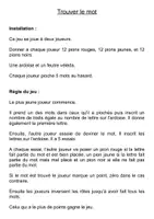 Aperçu - Jeux - Trouver le mot - Page 1