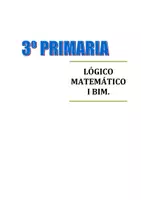 Vista previa - Hojas de trabajo - CUADERNO DE PRÁCTICA DE LÓGICO MATEMÁTICO 3º GRADO PRIMARIA - página 1