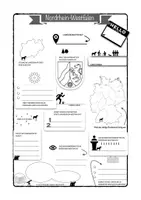 Vorschau - Arbeitsblätter - Steckbrief NRW für GL und Erdkunde - Deckblatt