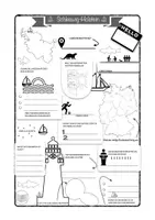 Vorschau - Arbeitsblätter - Steckbrief Schleswig-Holstein GL und Erdkunde - Deckblatt