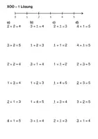 Vorschau - Arbeitsblätter - Einfache Rechen-Übungsblätter - Platzhalteraufgaben im ZR von 0 bis 5 (komplett mit allen 3 Differenzierungsstufen) - Seite 2