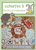 Vorschau - Arbeitsblätter - scharfes ß - Materialpaket - Deckblatt
