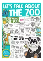 Vorschau - Spiele - Let´s talk about ... the zoo / zoo animals - board game English / Englisch Spiel - Deckblatt