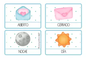 Vista previa - Refuerzo / NEE / Materiales de apoyo - Juego de cartas para trabajar los antónimos! - Portada
