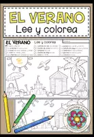 Vista previa - Hojas de trabajo - EL VERANO - Lee y colorea (2 niveles de diferenciación) - Portada