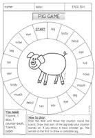 Vorschau - Spiele - ENGLISH Pig Game boardgame zu body parts, colours and numbers - Seite 3