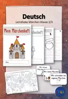 Vorschau - Unterrichtsreihen - Märchen Lerntheke Grundschule Klasse 2 und 3 - Deckblatt