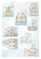 Aperçu - Apprentissages en autonomie - réalise 8 figures avec les bâtons d'esquimaux couleurs bois - Page de couverture