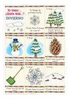 Aperçu - Jeux - invierno Yo tengo, quién tiene? juego para Español / E.L.E. en la primaria Espagnol - Page 2