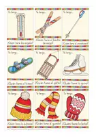 Aperçu - Jeux - invierno Yo tengo, quién tiene? juego para Español / E.L.E. en la primaria Espagnol - Page 3