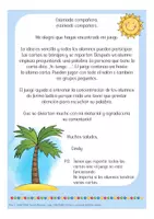 Aperçu - Jeux - vacaciones Yo tengo, quién tiene? juego para Español / E.L.E. en la primaria Espagnol - Page 1