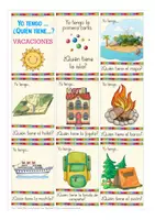 Aperçu - Jeux - vacaciones Yo tengo, quién tiene? juego para Español / E.L.E. en la primaria Espagnol - Page 2