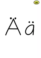 Vorschau - Arbeitsblätter - Materialpaket Umlaute Ä Ö Ü Wandtafelmaterial, Arbeitsblätter und Lernkarten - Seite 2