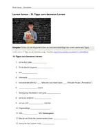 Aperçu - Feuilles d'exercices - Deutsch als Fremdsprache - Grammatikübungen und Texte (B1/B2) - Page 2