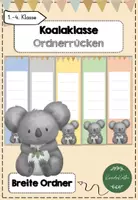 Vorschau - Bildkarten - Koalaklasse Ordnerrücken - Deckblatt