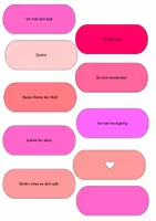 Vorschau - Mal- und Bastelvorlagen - Materialpaket 3 Muttertagsblumen deutsch-englisch-ukrainisch - Seite 1