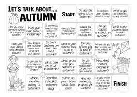 Vorschau - Spiele - Let´s talk about ... AUTUMN board game Englisch Spiel Grundschule und Sek 1 - Seite 2