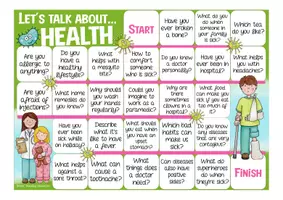 Vorschau - Spiele - Let´s talk about ... HEALTH board game Englisch Spiel Grundschule und Sek 1 - Seite 1