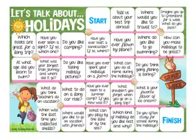 Vorschau - Spiele - Let´s talk about ... HOLIDAYS / TRAVELLING board game Englisch Spiel Grundschule und Sek 1 - Seite 1