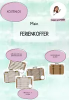 Vorschau - Arbeitsblätter - Mein Ferienkoffer - Deckblatt