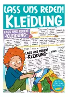 Vorschau - Spiele - Kleidung - Brettspiel Deutsch in der Grundschule und DAZ - Sprechanlässe "Lass uns reden!" - Deckblatt