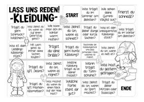 Vorschau - Spiele - Kleidung - Brettspiel Deutsch in der Grundschule und DAZ - Sprechanlässe "Lass uns reden!" - Seite 2
