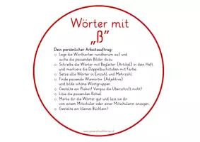 Vorschau - Arbeitsblätter - scharfes ß - Materialpaket - Seite 3