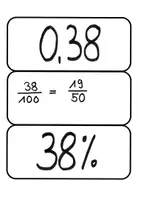Vorschau - Spiele - Brüche, Prozent und Dezimalzahlen Schokoaufgabe Mathe - Seite 3