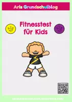 Vorschau - Arbeitsblätter - Fitness Test für Kids - Deckblatt
