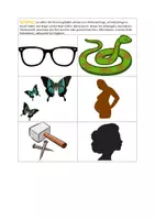 Vorschau - Arbeitsblätter - Deutsch Lyrik Die Metapher erkennen Bilderpuzzle - Seite 1