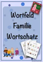 Vorschau - Arbeitsblätter - Wachsendes Materialpaket: Wortfelder Rechtschreibtraining DaZ-geeignet - Deckblatt