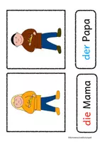 Vorschau - Präsentationen/Tafelbilder - Wortfeld Familie-Tafelmaterial - Seite 1
