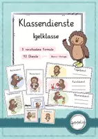 Vorschau - Bildkarten - Klassendienste Igelklasse - Deckblatt