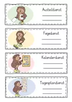Vorschau - Bildkarten - Klassendienste Igelklasse - Seite 2